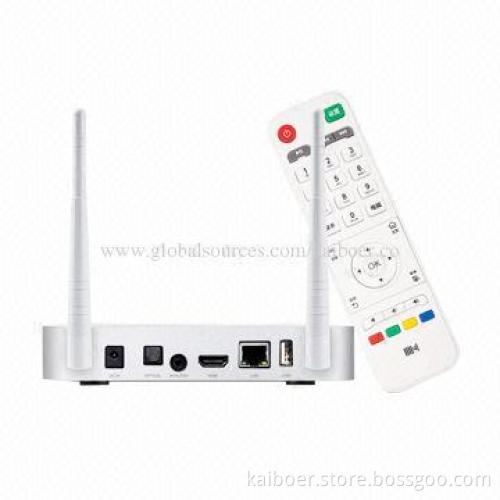 Smart TV Box with 8GB NAND Flash and 2GB DDR3, Google's Android 4.2 Operating System